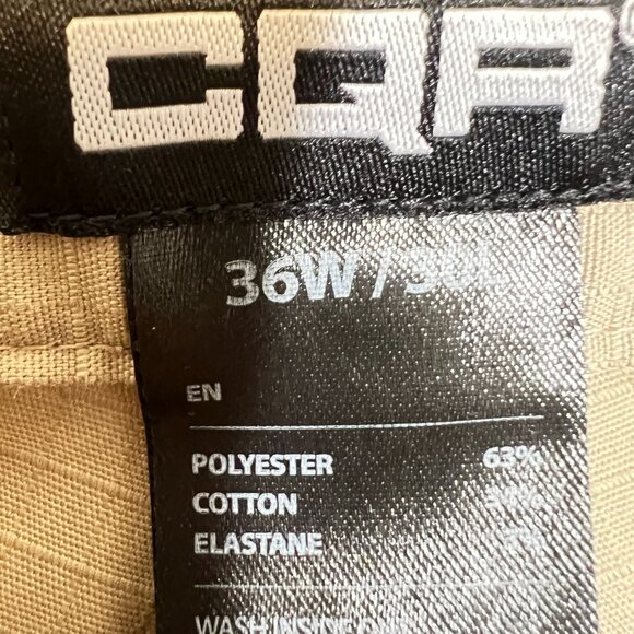 CQR Mens Tactical Cargo Pants 36X30" Lightweight Polyester Cotton Elastic Waist - Picture 3 of 5